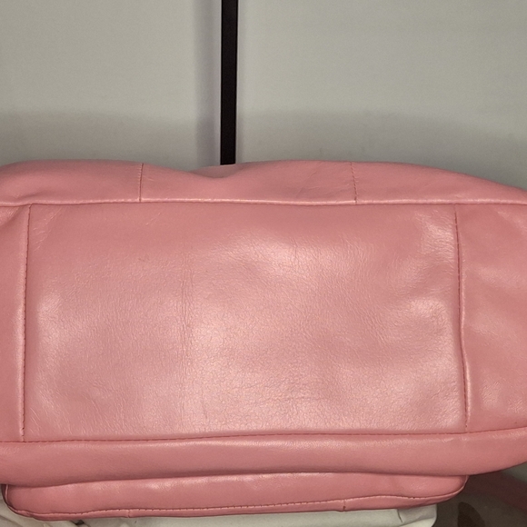 Coach Kristin Satchel Pink Leather Bag